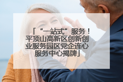“一站式”服务！平顶山高新区创新创业服务园区党企连心服务中心揭牌
