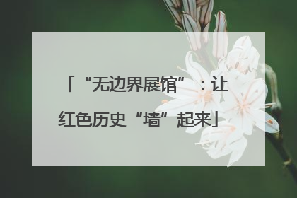 “无边界展馆”：让红色历史“墙”起来