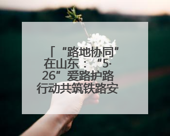 “路地协同”在山东：“5·26”爱路护路行动共筑铁路安全防线