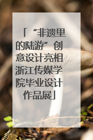 “非遗里的陆游”创意设计亮相浙江传媒学院毕业设计作品展