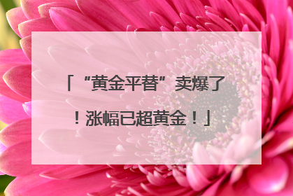 “黄金平替”卖爆了！涨幅已超黄金！
