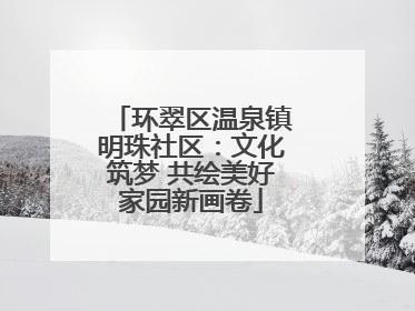 环翠区温泉镇明珠社区：文化筑梦 共绘美好家园新画卷