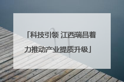 科技引领 江西瑞昌着力推动产业提质升级