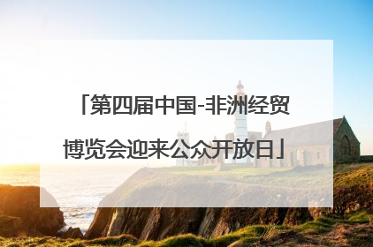 第四届中国-非洲经贸博览会迎来公众开放日