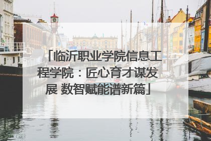 临沂职业学院信息工程学院：匠心育才谋发展 数智赋能谱新篇