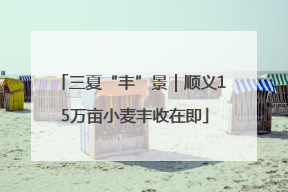 三夏“丰”景｜顺义15万亩小麦丰收在即