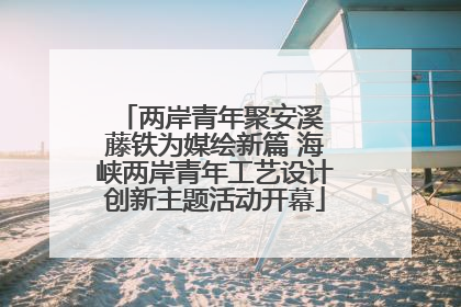 两岸青年聚安溪 藤铁为媒绘新篇 海峡两岸青年工艺设计创新主题活动开幕