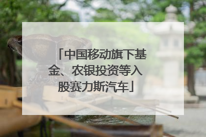 中国移动旗下基金、农银投资等入股赛力斯汽车
