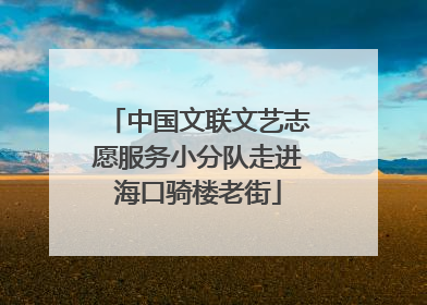 中国文联文艺志愿服务小分队走进海口骑楼老街