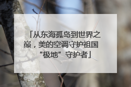 从东海孤岛到世界之巅，美的空调守护祖国“极地”守护者