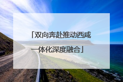 双向奔赴推动西咸一体化深度融合
