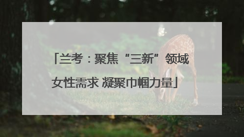 兰考：聚焦“三新”领域女性需求 凝聚巾帼力量