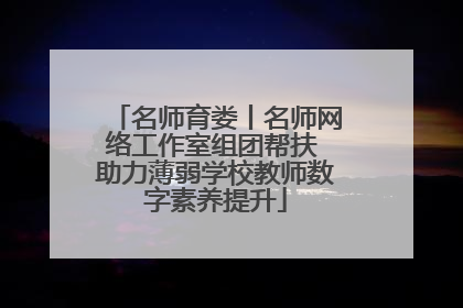 名师育娄丨名师网络工作室组团帮扶 助力薄弱学校教师数字素养提升