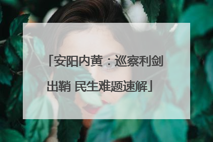 安阳内黄：巡察利剑出鞘 民生难题速解
