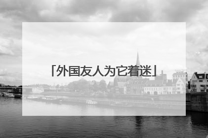 外国友人为它着迷