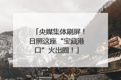 央媒集体刷屏！日照这座“宝藏港口”火出圈！