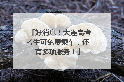 好消息！大连高考考生可免费乘车，还有多项服务！