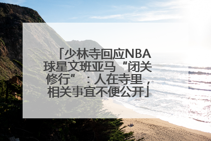 少林寺回应NBA球星文班亚马“闭关修行”：人在寺里，相关事宜不便公开