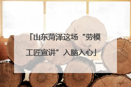山东菏泽这场“劳模工匠宣讲”入脑入心
