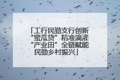 工行民勤支行创新“蜜瓜贷”精准滴灌“产业田”全链赋能民勤乡村振兴