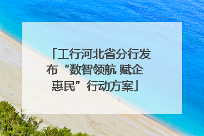 工行河北省分行发布“数智领航 赋企惠民”行动方案