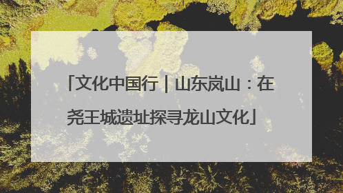 文化中国行｜山东岚山：在尧王城遗址探寻龙山文化