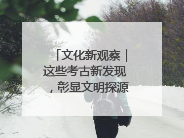 文化新观察｜这些考古新发现，彰显文明探源中的科技力量