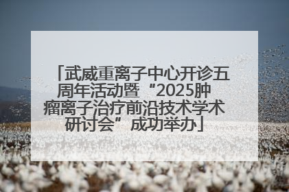 武威重离子中心开诊五周年活动暨“2025肿瘤离子治疗前沿技术学术研讨会”成功举办