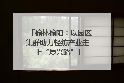 榆林榆阳：以园区集群助力轻纺产业走上“复兴路”