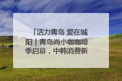 活力青岛 爱在城阳｜青岛尚小咖咖啡季启幕，中韩消费新场景点燃夏日热情