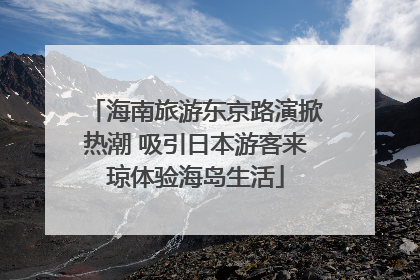 海南旅游东京路演掀热潮 吸引日本游客来琼体验海岛生活