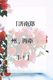 济南郑州，再牵手！