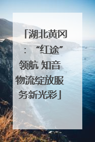 湖北黄冈：“红途”领航 知音物流绽放服务新光彩