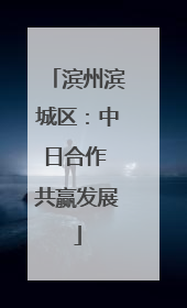 滨州滨城区：中日合作 共赢发展
