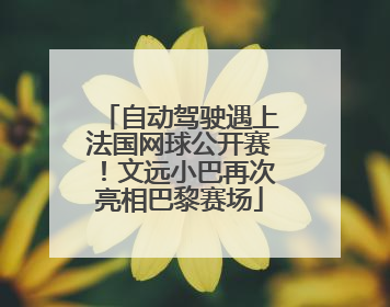 自动驾驶遇上法国网球公开赛！文远小巴再次亮相巴黎赛场