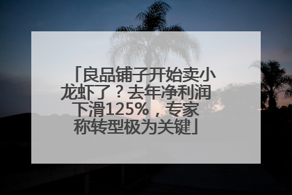良品铺子开始卖小龙虾了？去年净利润下滑125%，专家称转型极为关键