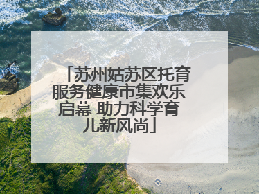 苏州姑苏区托育服务健康市集欢乐启幕 助力科学育儿新风尚