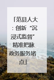 范县人大：创新“沉浸式监督” 精准把脉政务服务堵点
