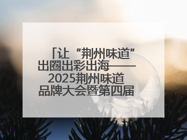 让“荆州味道”出圈出彩出海——2025荆州味道品牌大会暨第四届“荆州味道就是抖味”短视频挑战赛启动仪式侧记