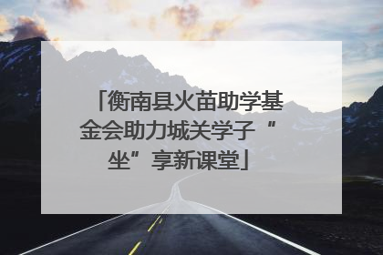 衡南县火苗助学基金会助力城关学子“坐”享新课堂