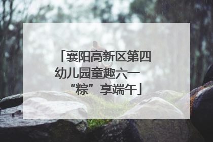 襄阳高新区第四幼儿园童趣六一 “粽”享端午
