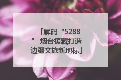 解码“5288” 烟台援藏打造边疆文旅新地标