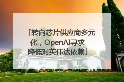 转向芯片供应商多元化，OpenAI寻求降低对英伟达依赖