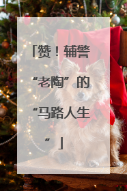 赞！辅警“老陶”的“马路人生”