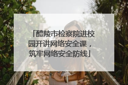 醴陵市检察院进校园开讲网络安全课，筑牢网络安全防线