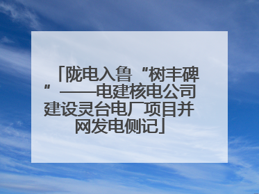 陇电入鲁“树丰碑”——电建核电公司建设灵台电厂项目并网发电侧记