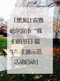 黑龙江省暨哈尔滨市“我们的节日·端午”主题示范活动启动