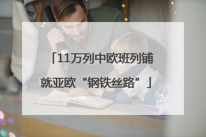 11万列中欧班列铺就亚欧“钢铁丝路”