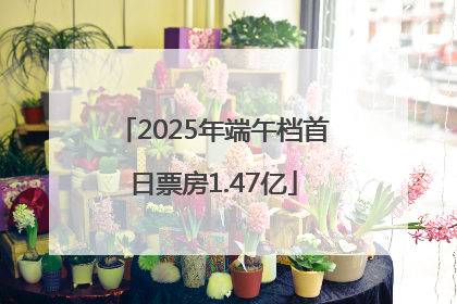 2025年端午档首日票房1.47亿