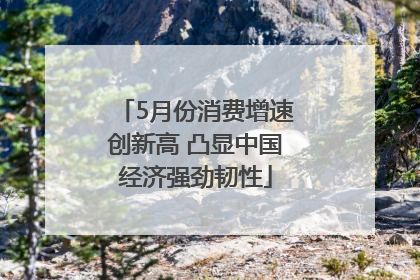 5月份消费增速创新高 凸显中国经济强劲韧性